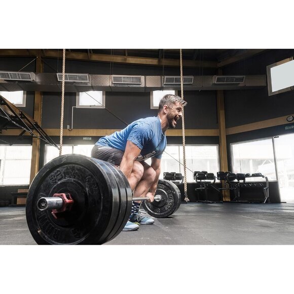 Olympic Barbell Clamps Collars Quick Release Pair Weight Clips for 2 inch Barbel - Picture 6 of 7